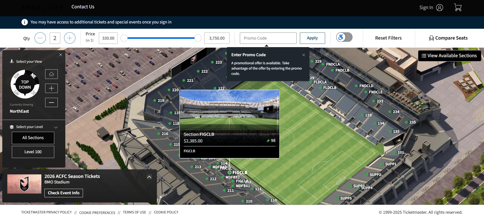 Step 2: Select Your Seats