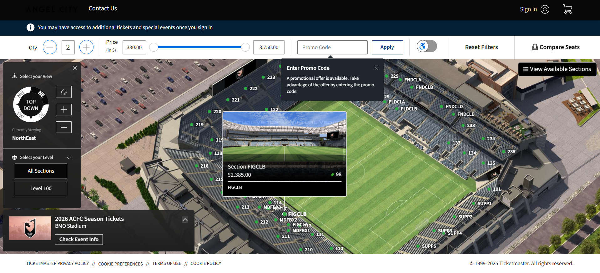 Step 2: Select Your Seats